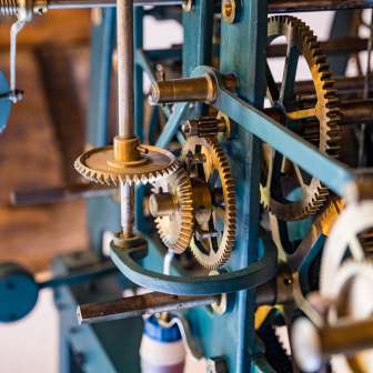 Exhibit in the Tower Clock Museum in Tartar