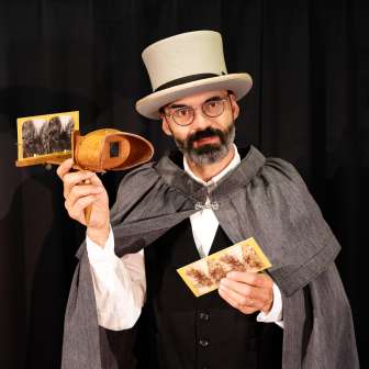 Scenic performance with Erwin Dirnberger in the CasaStorica Andeer