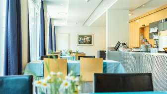 The restaurant of the Protestant nursing and retirement home Thusis