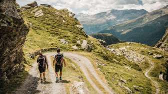 viaSpluga long-distance hiking trail from Thusis to Chiavenna