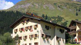The Walserhof Hotel in Medels in the Rheinwald
