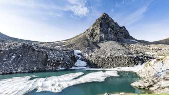 Lai la Scotga at the Carnusapass Lai la Scotga at the Carnusapass
