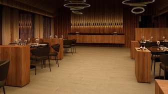 The gourmet restaurant at the Hotel Post in Andeer