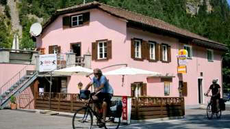 The restaurant at Camping Rania