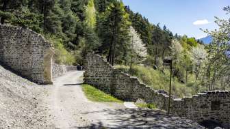 The Porta Rhaetica near Rothenbrunnen