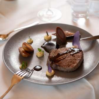 Dish at Hotel Restaurant Capricorns