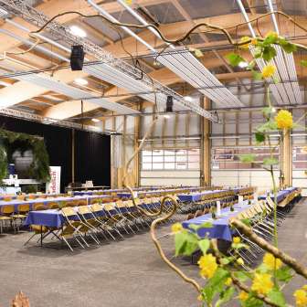 Company event in the Bündner Arena Cazis