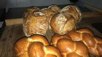 Baking bread with Anna various types
