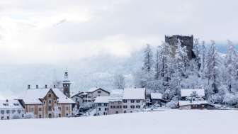 Alt Sins castle ruins in Paspels