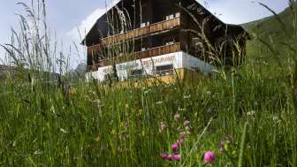 The Hotel Restaurant Bergalga in summer The Hotel Restaurant Bergalga in summer