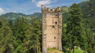 The castle ruins of Neu Sins / Canova The castle ruins of Neu Sins / Canova