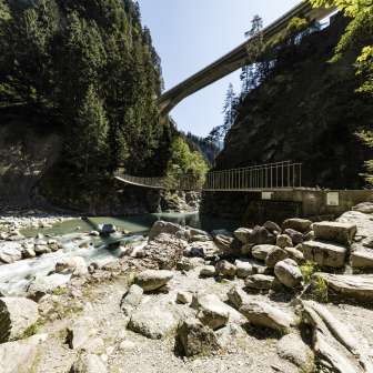 The Pùnt da Suransuns in the Viamala Gorge