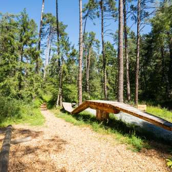 The trail center in Thusis