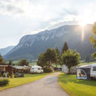 Camping Andeer in summer