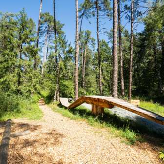 The trail center in Thusis