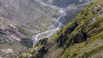 The area at the source of the Hinterrhein is impressive