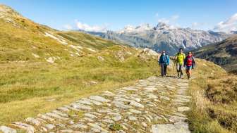Long-distance hiking trail viaSpluga