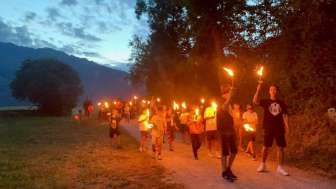 August 0 Torchlight Procession