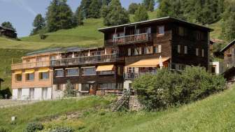 The Berghotel Sterna in summer The Berghotel Sterna in summer