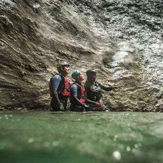Canyoning in the Viamala Gorge