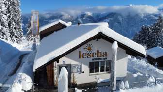 The Lescha restaurant on the Heinzenberg