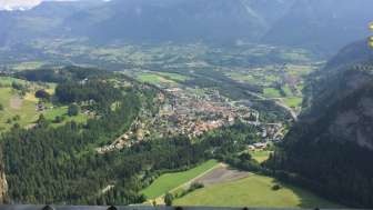 View from the Obertagstein castle ruins