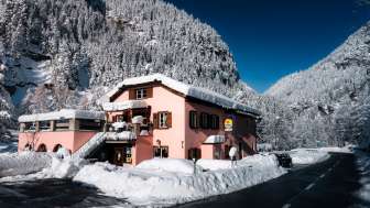 The restaurant at Camping Rania