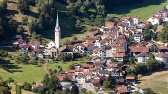 Sils i.D. in summer Sils i.D. in summer