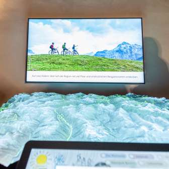 Interactive relief Splügen