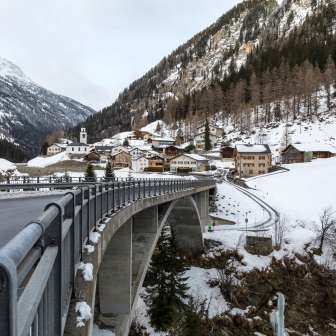 Innerferrera in winter