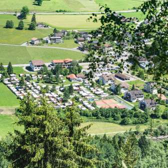 Camping Andeer in summer