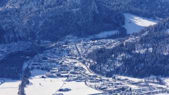 The old part of Thusis village