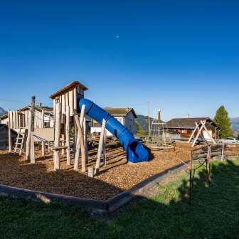 Feldis playground near the school building