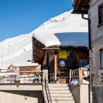 The Pension Edelweiss in winter