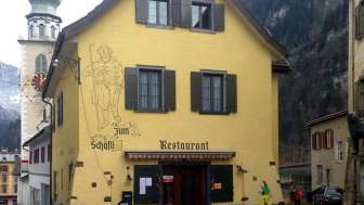 The Restaurant Schäfli in Thusis