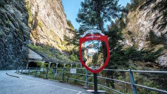 The Grand Tour of Switzerland photo spot in the Viamala Gorge