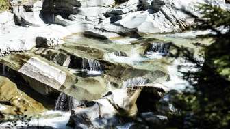 Avers Rhine in summer