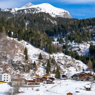 Ausserferrera in winter