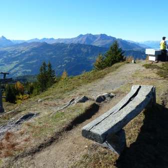 Feldis-Mutta chairlift mountain station viewpoint