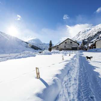 Hinterrhein in winter