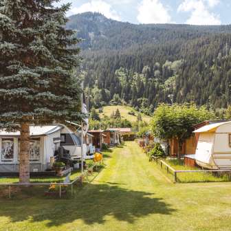 Camping Andeer in summer