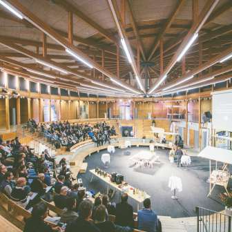 Company event in the Bündner Arena Cazis