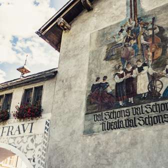 The Hotel Fravi in Andeer