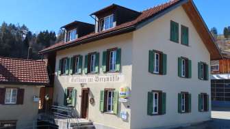 The Bergmühle restaurant in Masein
