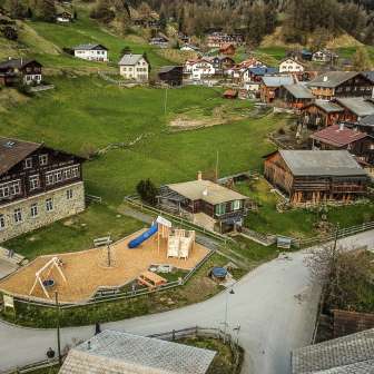 Feldis playground near the school building