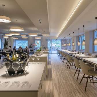 The "1848" restaurant in the Hotel Weiss Kreuz Thusis