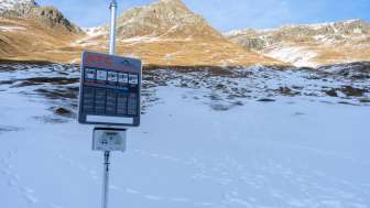 The Avalanche Training Center ATC in Avers-Juf