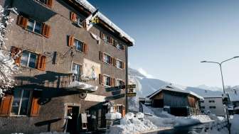 The Alte Post inn in Zillis