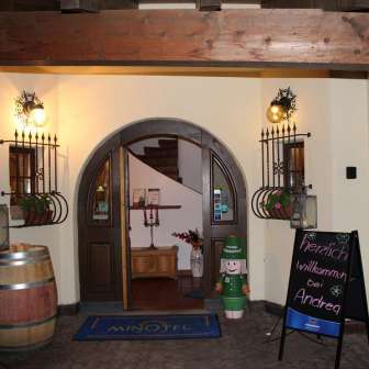 Entrance to the Walserhof Hotel Restaurant
