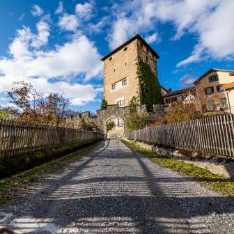Rietberg Castle in the fall